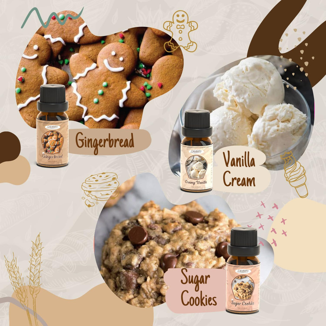 SALUBRITO Halloween Fragrance Oils Set