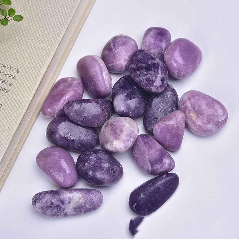 Natural Amethyst Healing Stones Tumble for Spiritual Wellness and Crystals - CRYSTALOIL