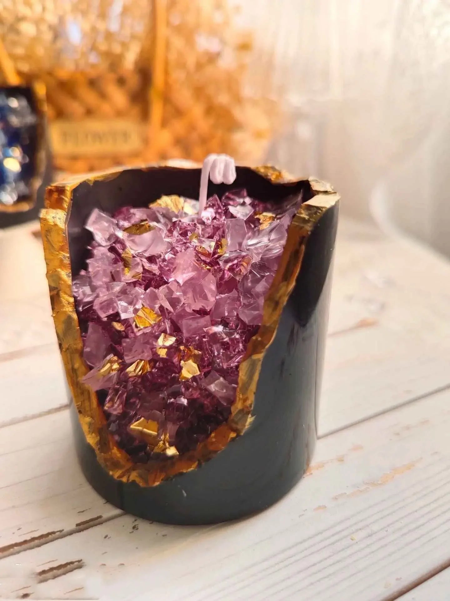 Crystal Aromatherapy Candles for Home Fragrance and Relaxation - CRYSTALOIL