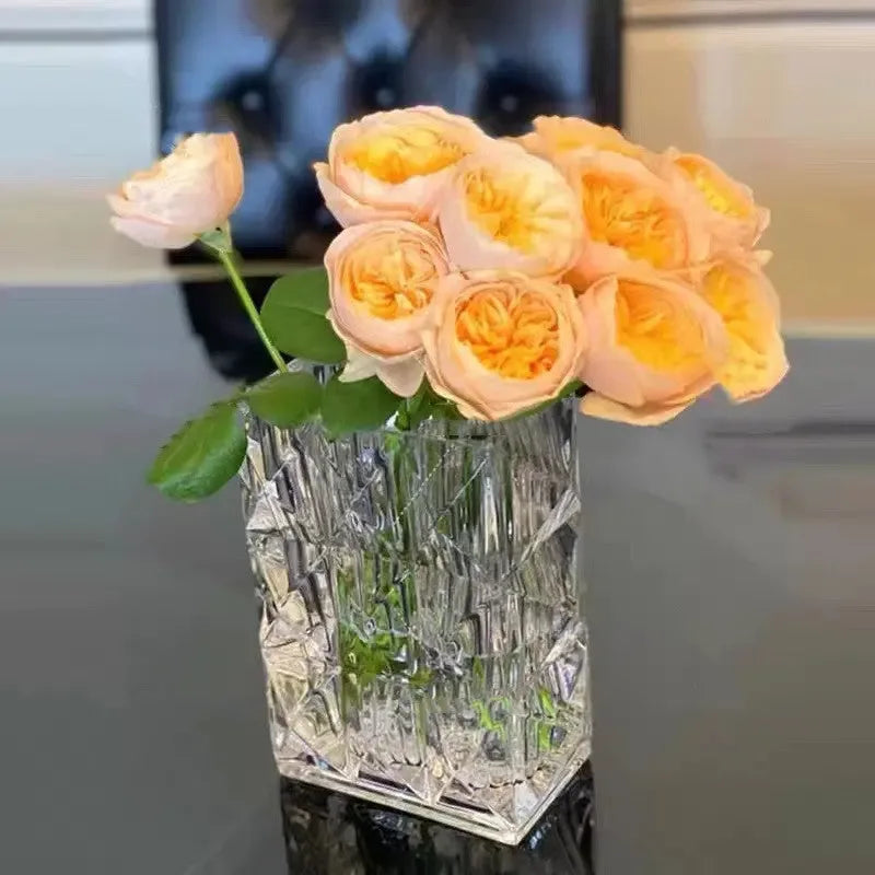 Nordic Light Luxury Bakala Crystal Vase Home Decoration - CRYSTALOIL