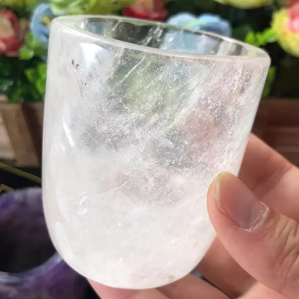 Mug In Natural White Crystal - CRYSTALOIL