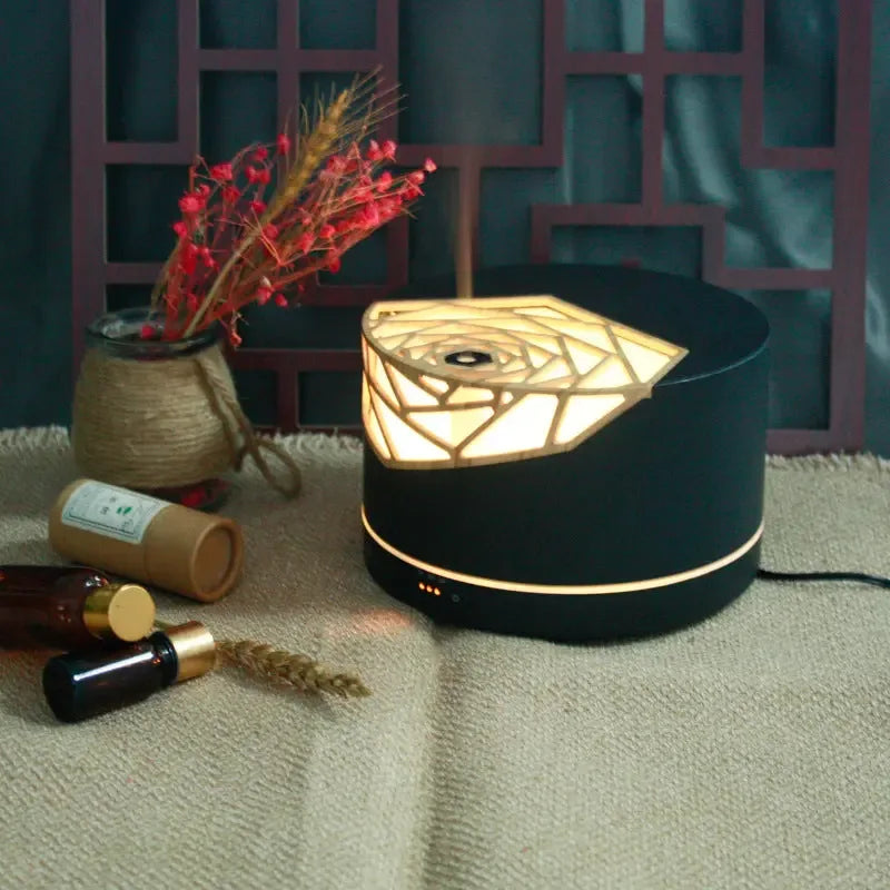 New Wood Grain Aromatherapy Machine Essential Oil Diffuser - CRYSTALOIL