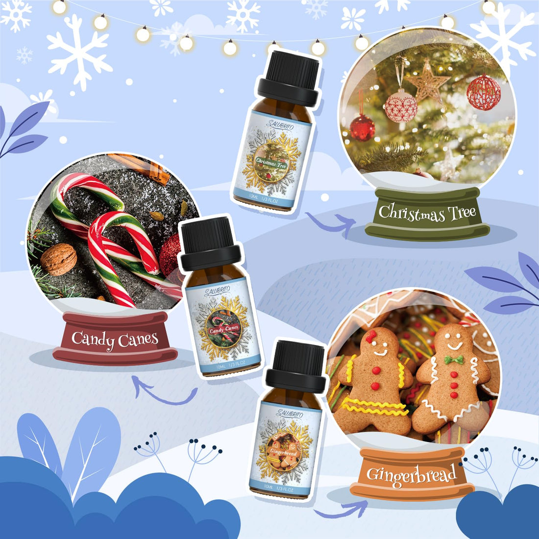SALUBRITO Halloween Fragrance Oils Set