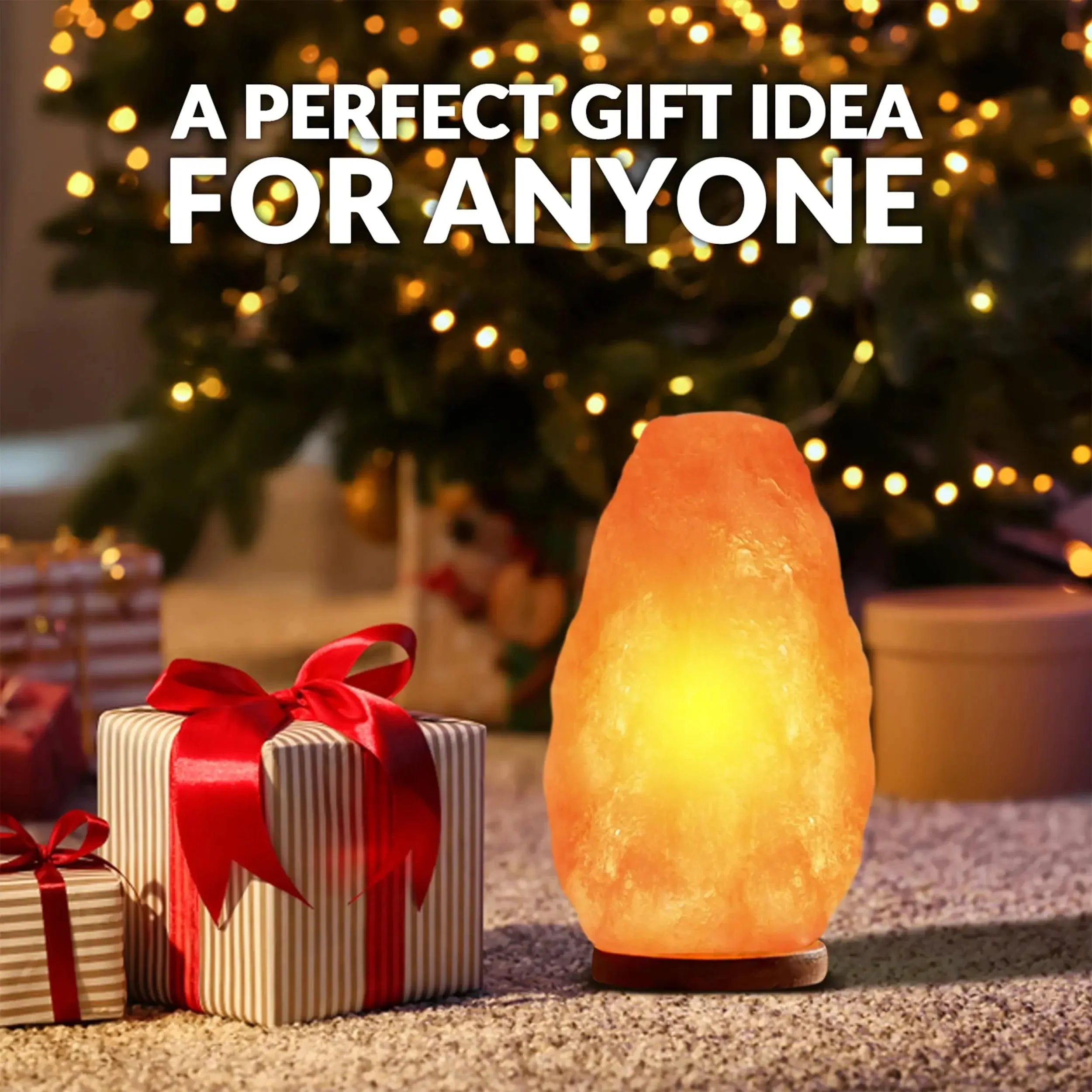 Himalayan Glow Salt Lamp with Dimmer Switch 5-7 lbs - CRYSTALOIL