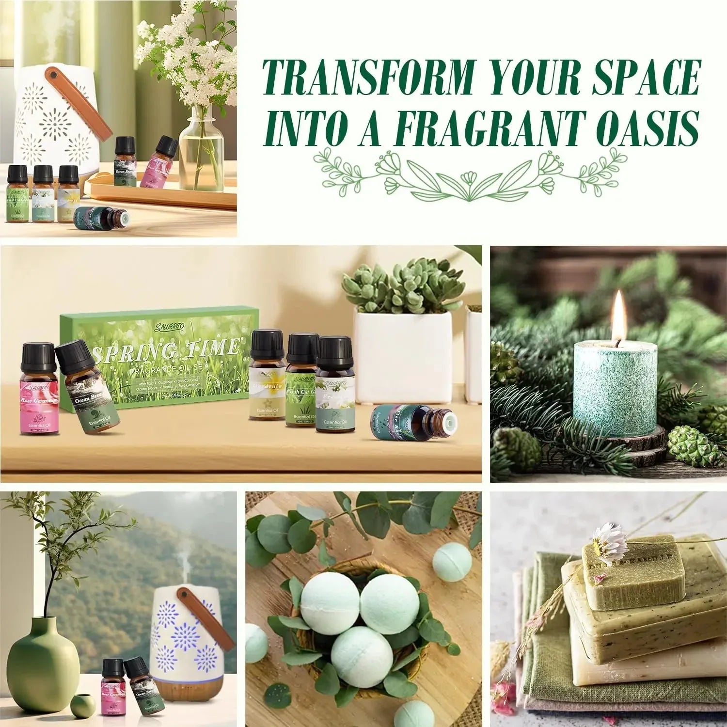 SALUBRITO Halloween Fragrance Oils Set - CRYSTALOIL