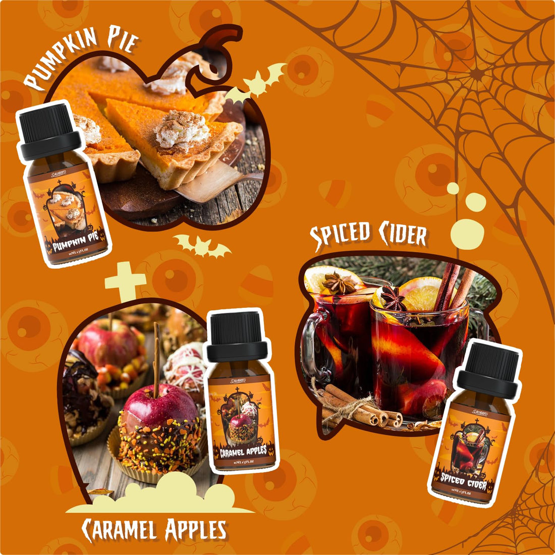 SALUBRITO Halloween Fragrance Oils Set