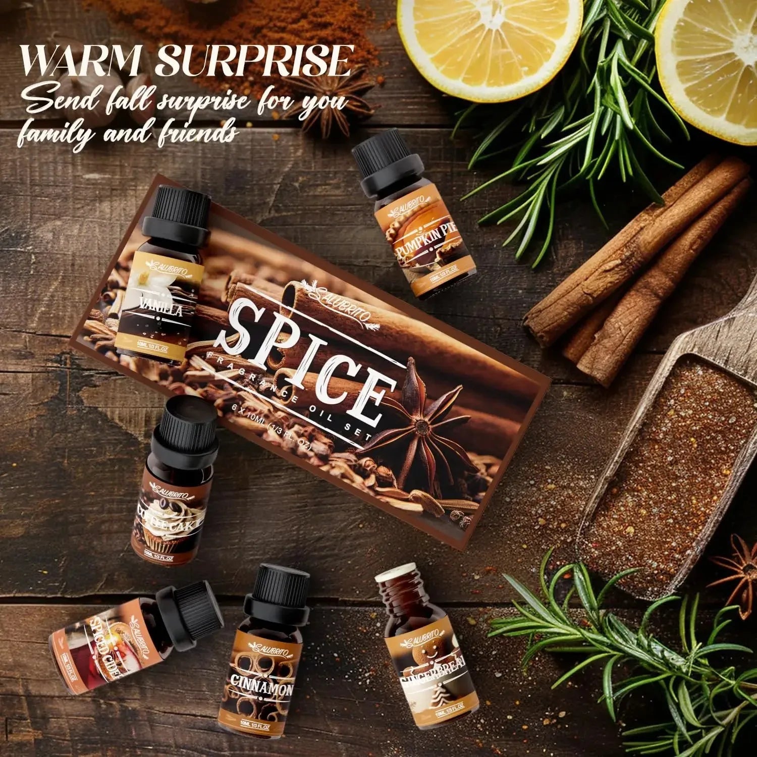 SALUBRITO Halloween Fragrance Oils Set - CRYSTALOIL