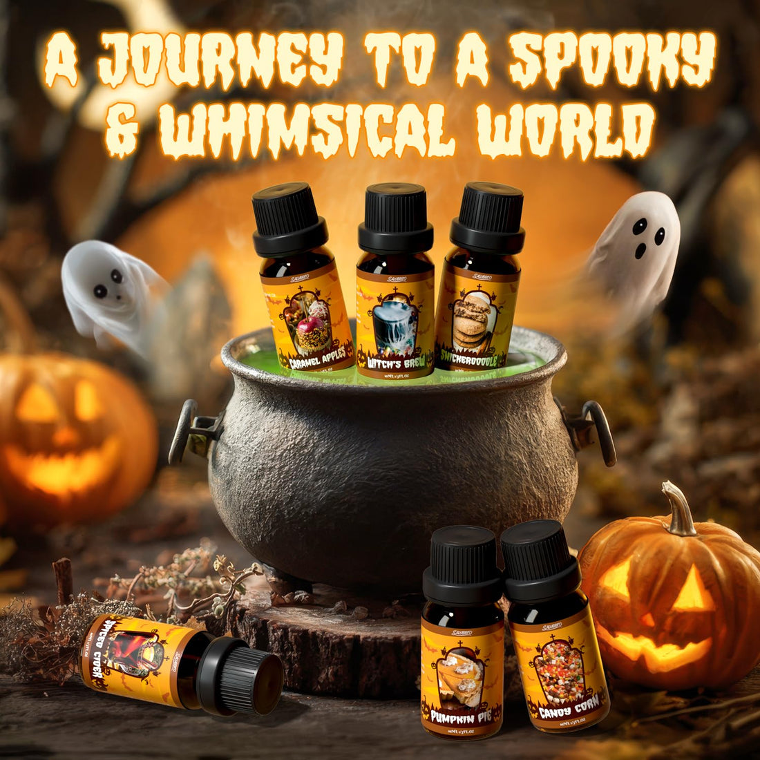 SALUBRITO Halloween Fragrance Oils Set