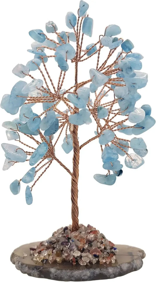 Mina Heal Crystal Bonsai Tree – Spiritual Home & Office Decor - CRYSTALOIL