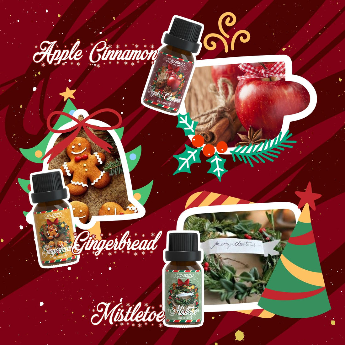 SALUBRITO Halloween Fragrance Oils Set