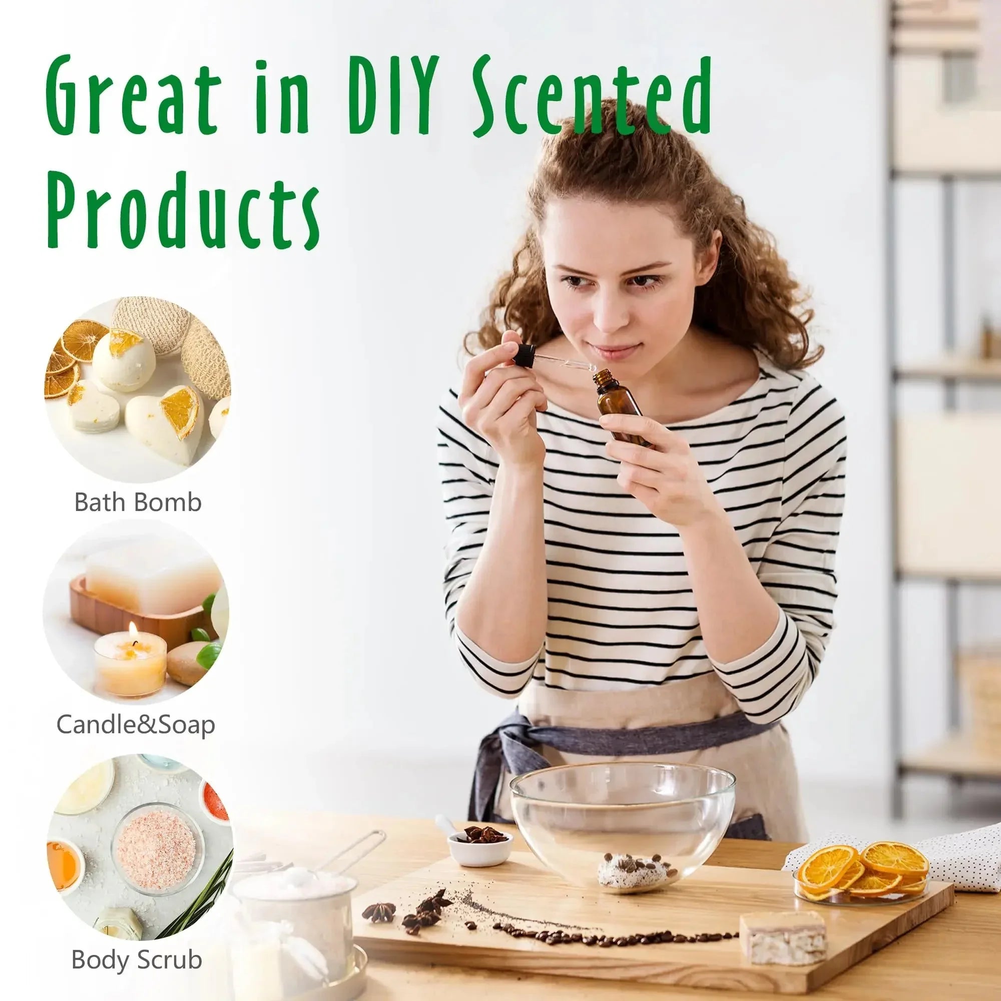 6 Fall Scents for Diffusers, Candles & Soaps (10ml Each) - CRYSTALOIL