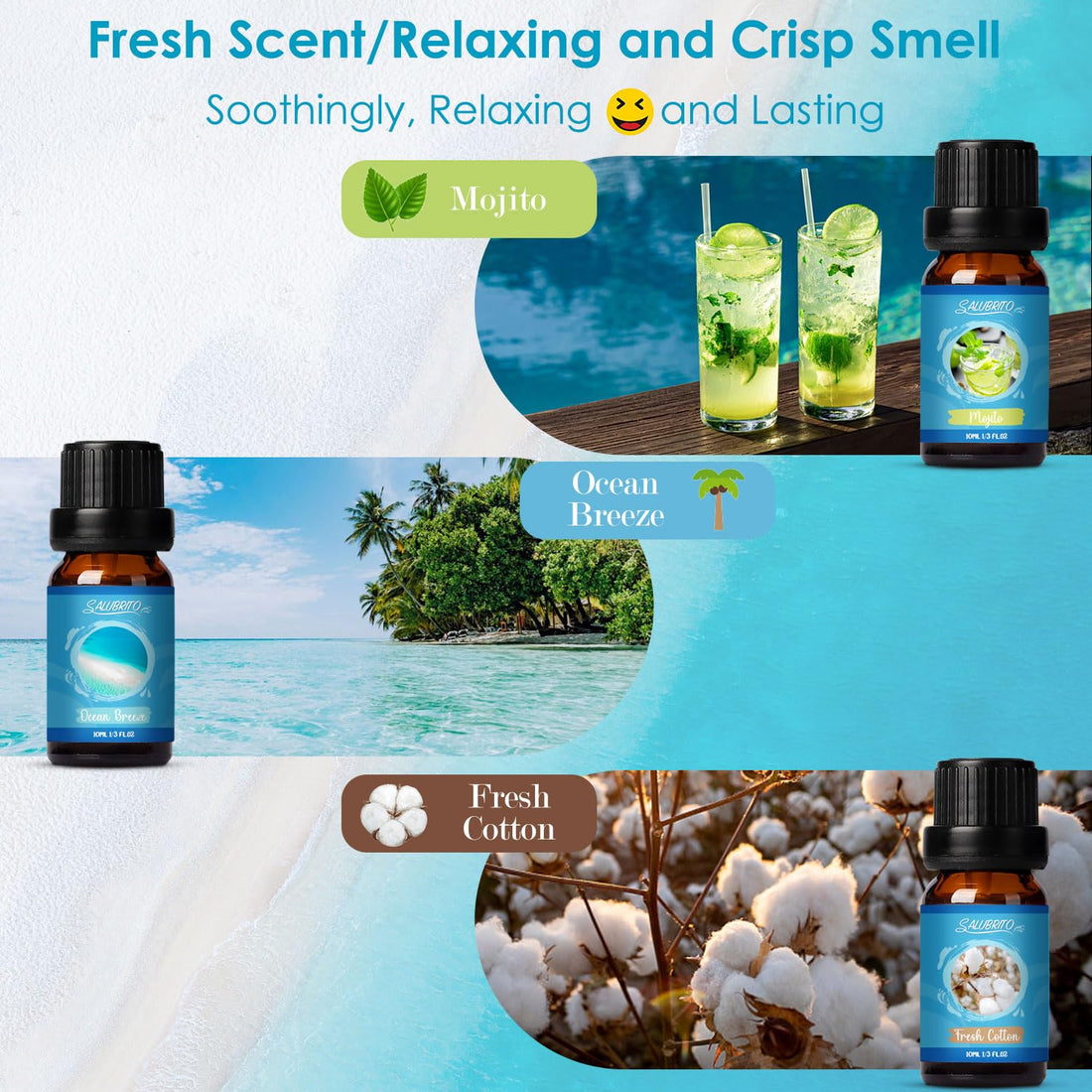 SALUBRITO Halloween Fragrance Oils Set