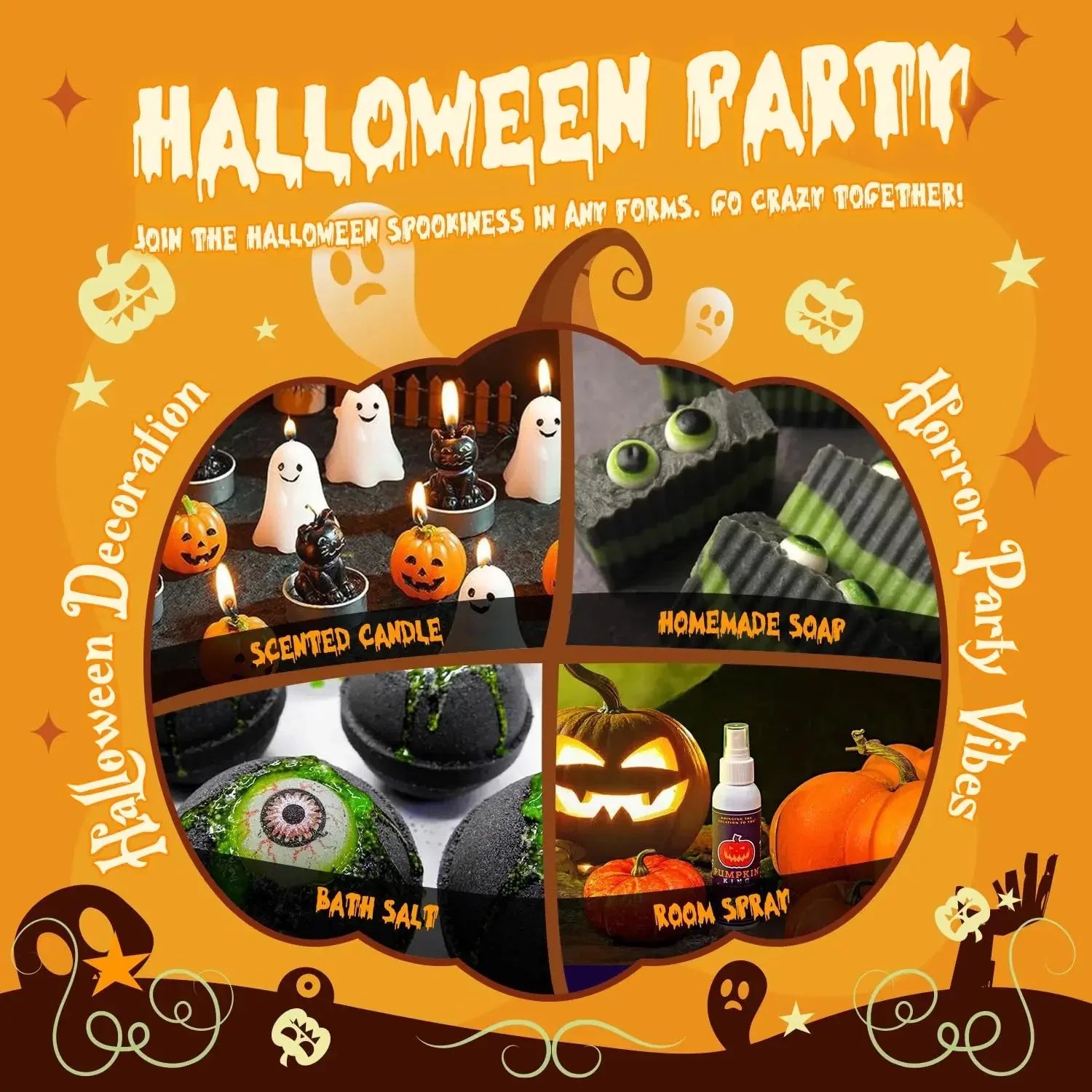 SALUBRITO Halloween Fragrance Oils Set - CRYSTALOIL