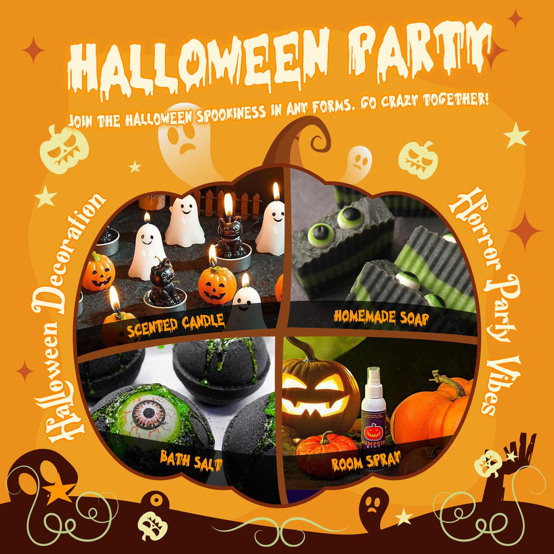 SALUBRITO Halloween Fragrance Oils Set
