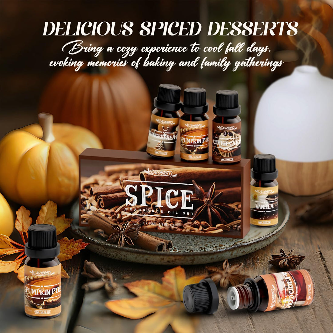 SALUBRITO Halloween Fragrance Oils Set