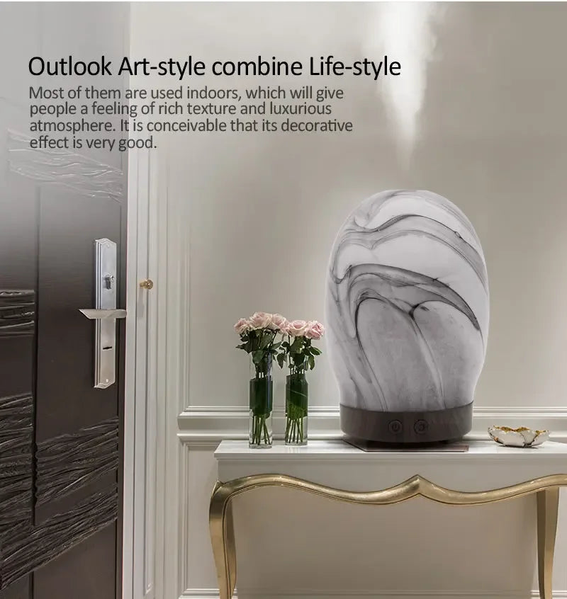 Colorful s humidifier aromatherapy machine, Stylish Aromatherapy Diffuser: Elevate Your Space with Soothing Humidification - CRYSTALOIL