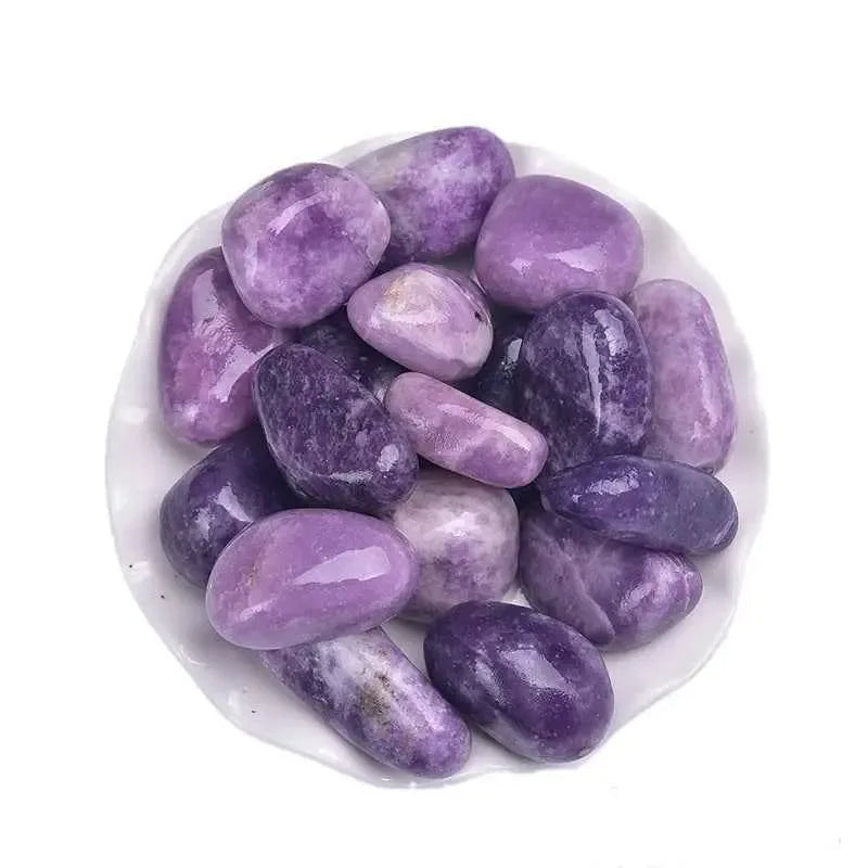 Natural Amethyst Healing Stones Tumble for Spiritual Wellness and Crystals - CRYSTALOIL