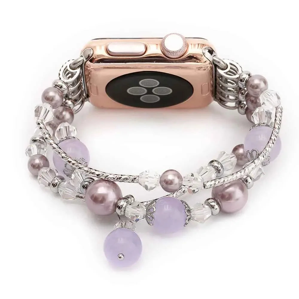 Natural Crystals on Band Jewelry Sports made with natural stone, exquisite crystal watch band.&quot; - CRYSTALOIL