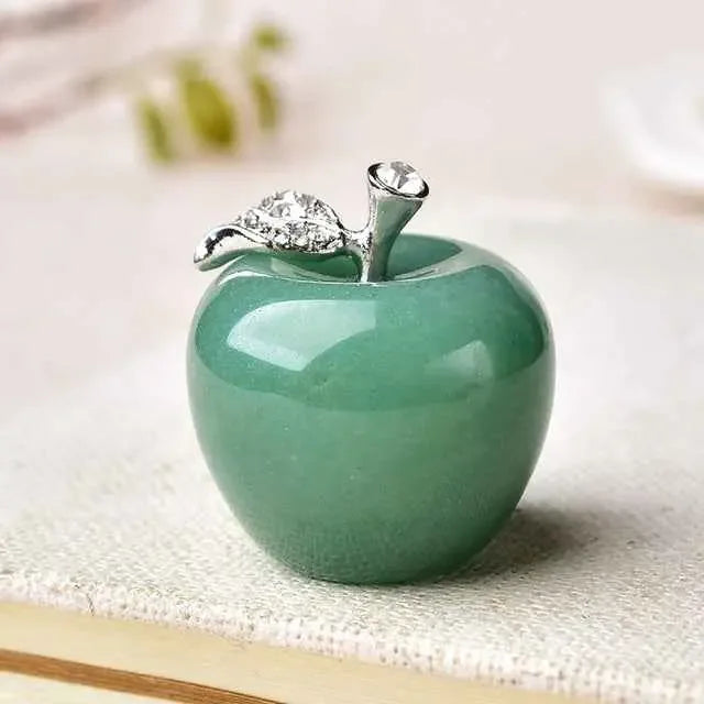 Natural Crystal Apple Colorful Quartz Stone Opal Decoration - CRYSTALOIL