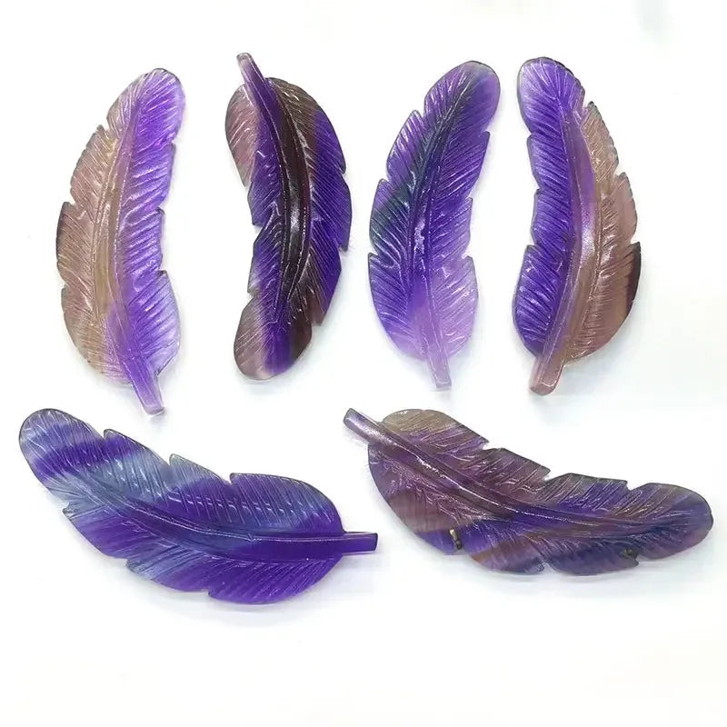 Natural Crystal Carved Colorful Fluorite - CRYSTALOIL