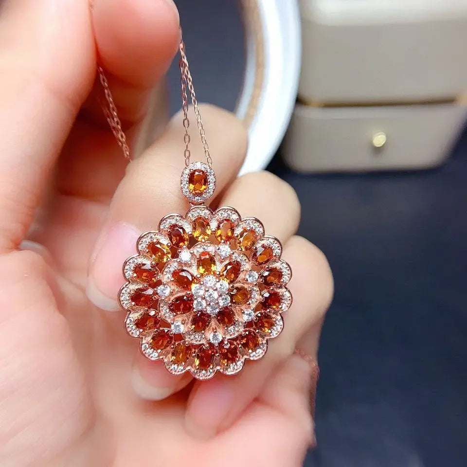 Natural Citrine Pendant Crystal - CRYSTALOIL