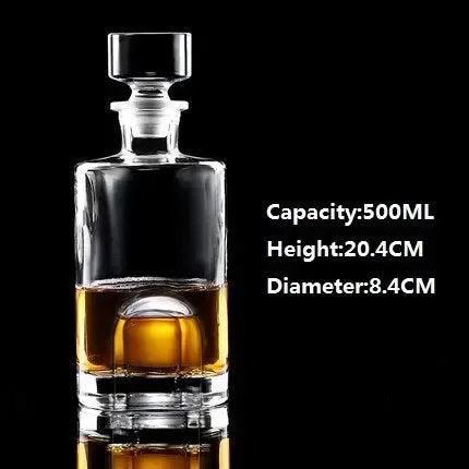 Large Crystal Glass Wine Bottle Creative Red Wine Decanter - CRYSTALOIL