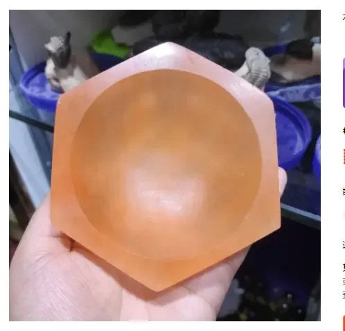 Rough Polished Crystal bowl - CRYSTALOIL