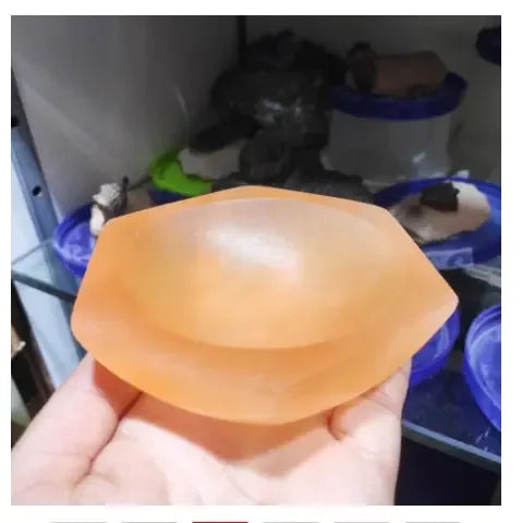 Rough Polished Crystal bowl - CRYSTALOIL