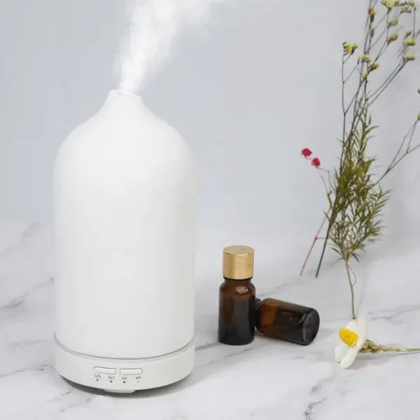Ceramic Humidifier Diffuser Frosted Ceramic Aroma Diffuser - CRYSTALOIL