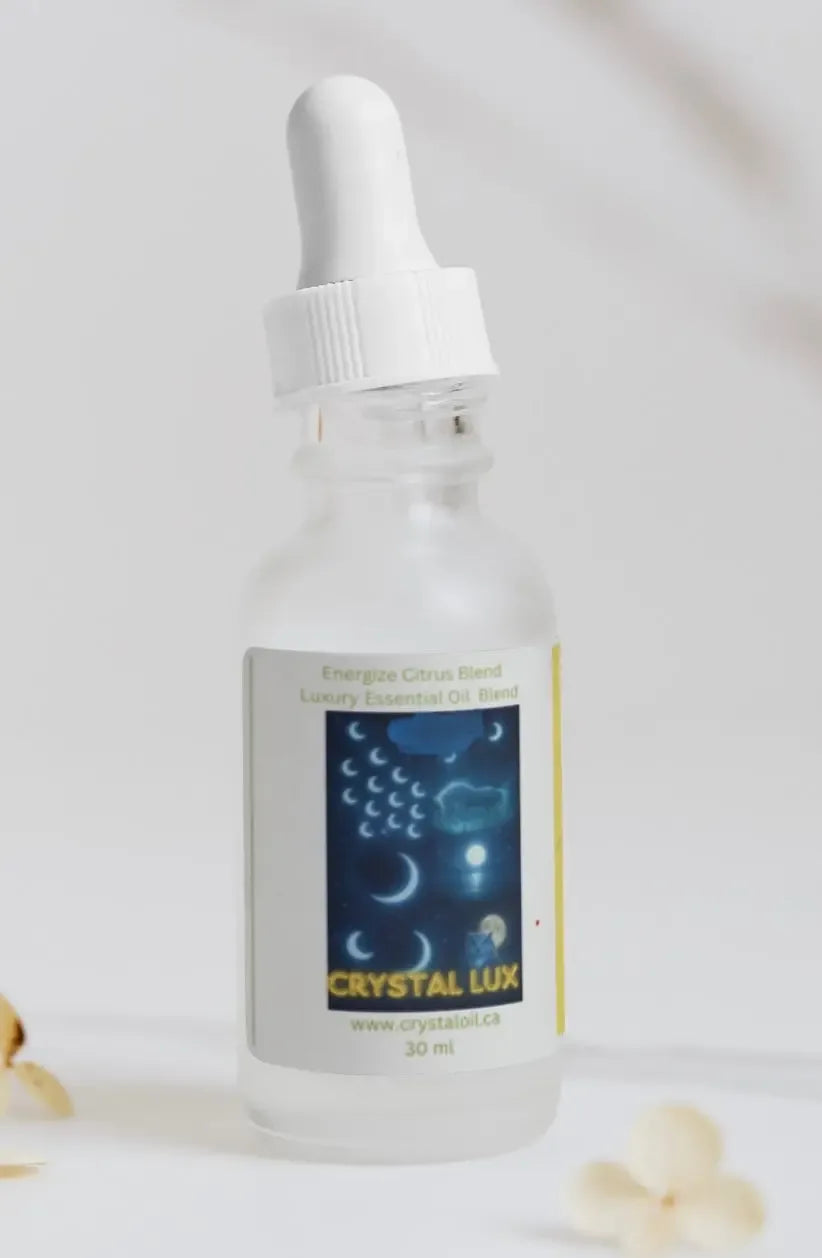 Energize citrus, luxury essential oil blends - CRYSTALOIL