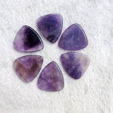 Round Tip Guitar Pick Made of Genuine Amethyst Stone Crystal Bead,Figher Guitar Pick 1pcs - CRYSTALOIL