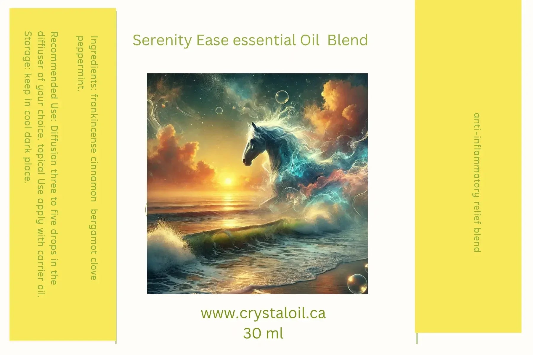 Serenity Ease luxury oil blend - CRYSTALOIL