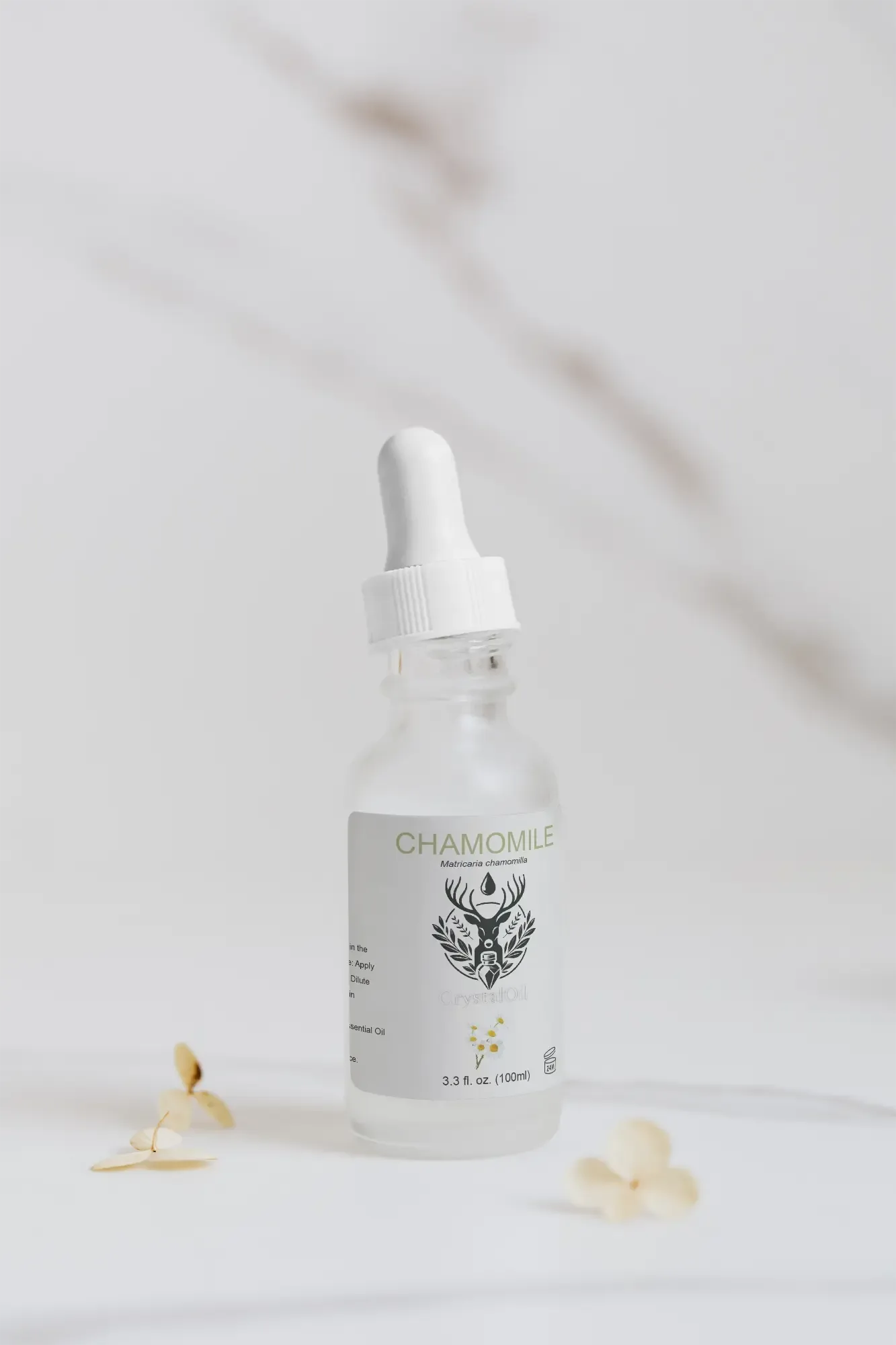 Luxury Chamomile Essential Oil - Indulge in Sophistication with Premium Big Bottles - CRYSTALOIL