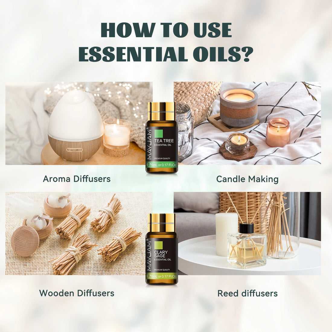 MAYJAM 35 Bottles Essential Oils Gift Sets