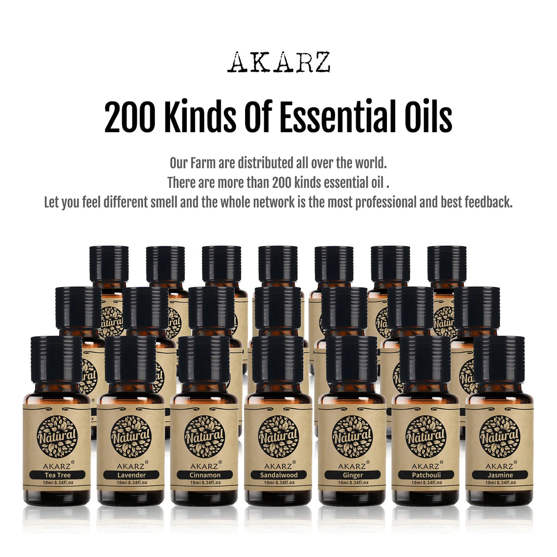 AKARZ Geranium Musk Eucalyptus Spearmint