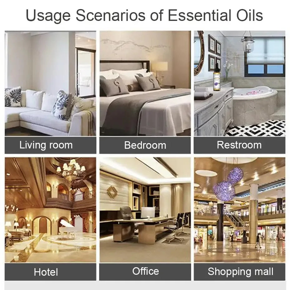 EUQEE 10ml Natural Plant Essential Oil - CRYSTALOIL