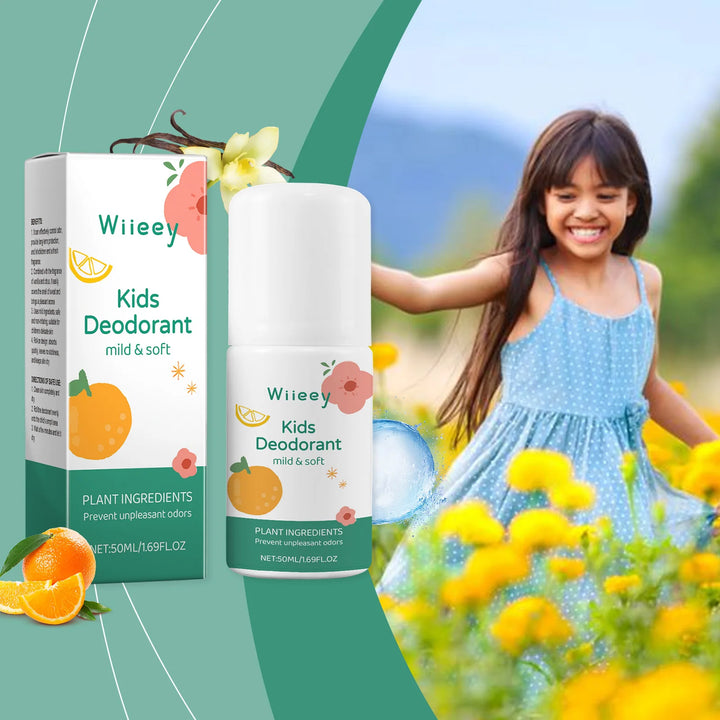 50ml Fresh Natural Deodorant For Kids Teens Aluminum Free Paraben Free Deodorant Burst Gentle And Non-Irritating Gifts