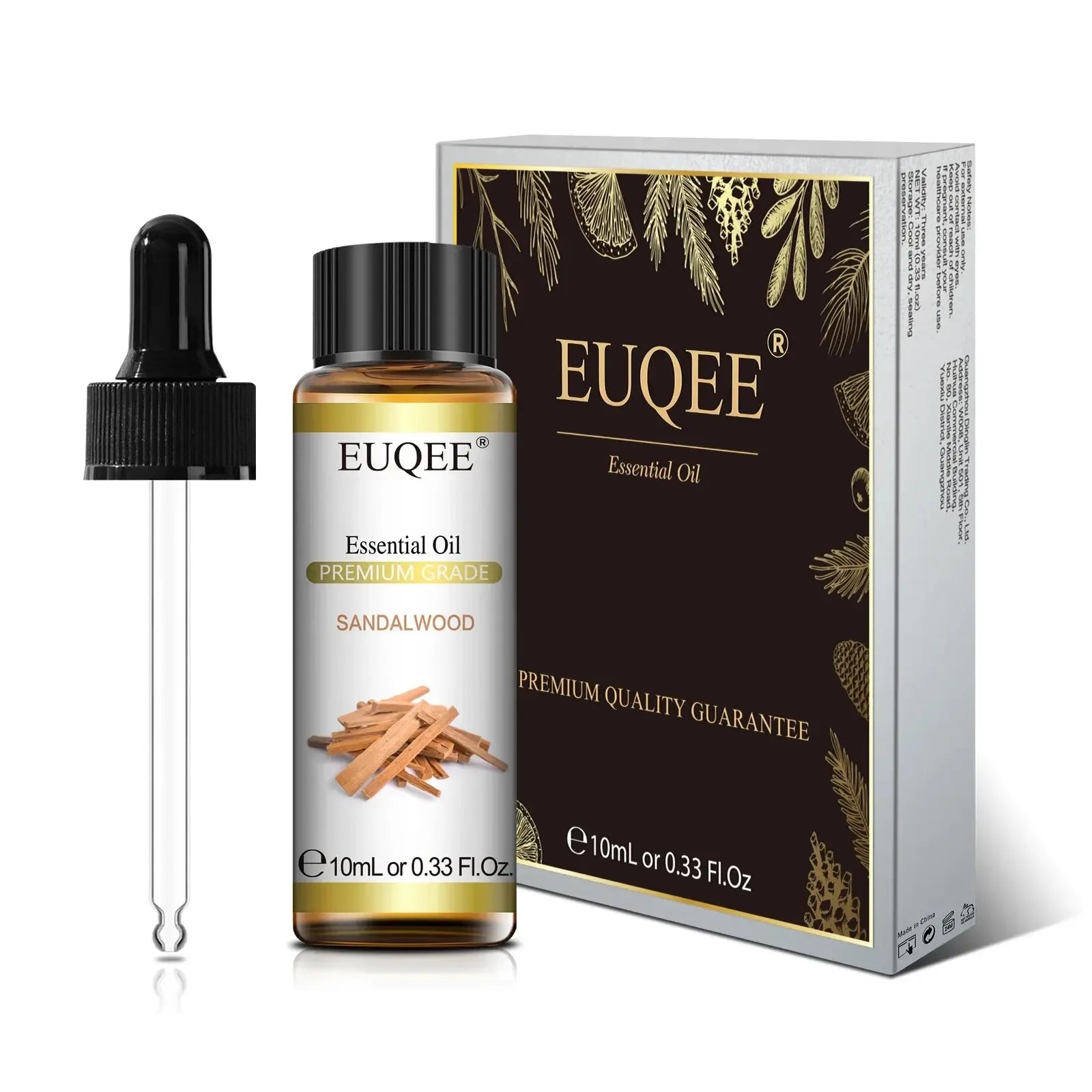 EUQEE 10ml Natural Plant Essential Oil - CRYSTALOIL