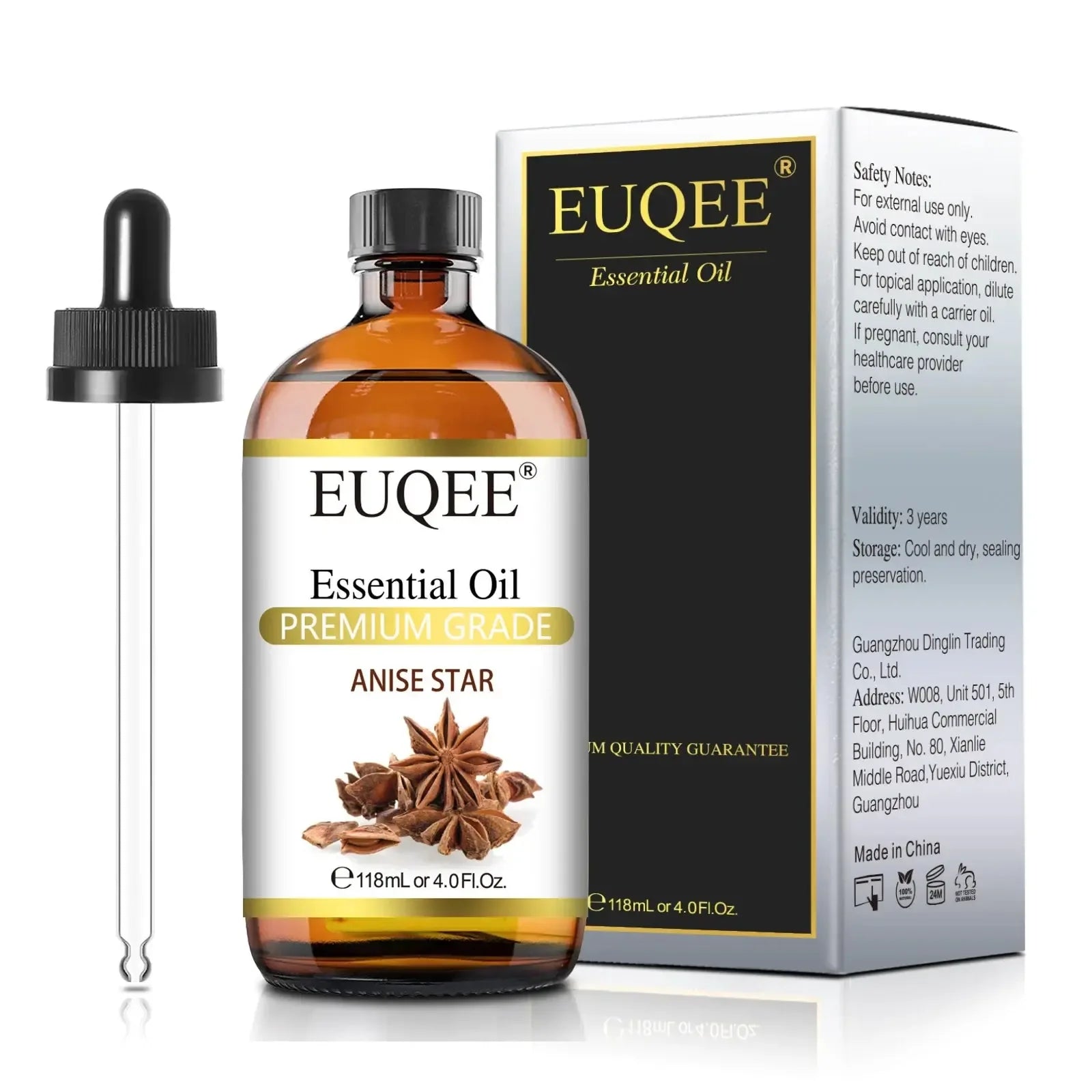 EUQEE 4 Fl Oz Essential Oils for Aromatherapy Humidifiers - CRYSTALOIL