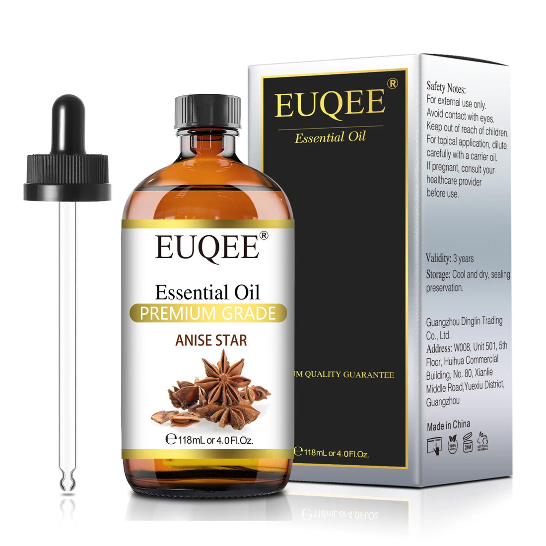 EUQEE 4 Fl Oz Essential Oils for Aromatherapy Humidifiers