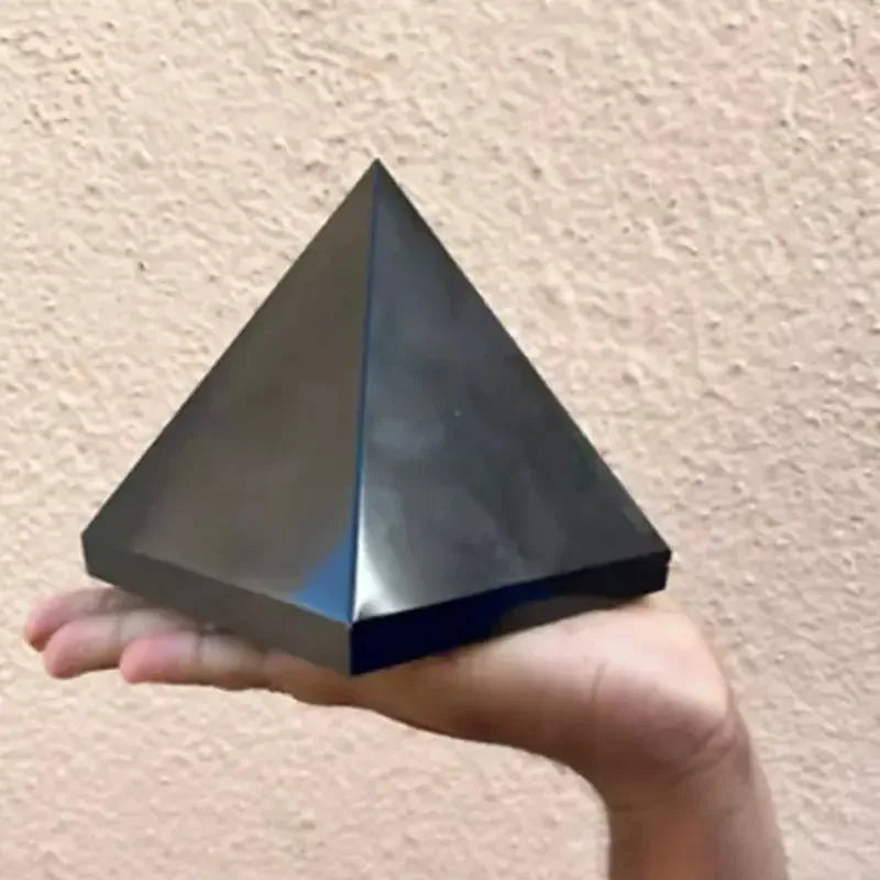 Huge Natural Mineral Black Tourmaline Crystal Point Healing Reiki Stone Pyramid. - CRYSTALOIL