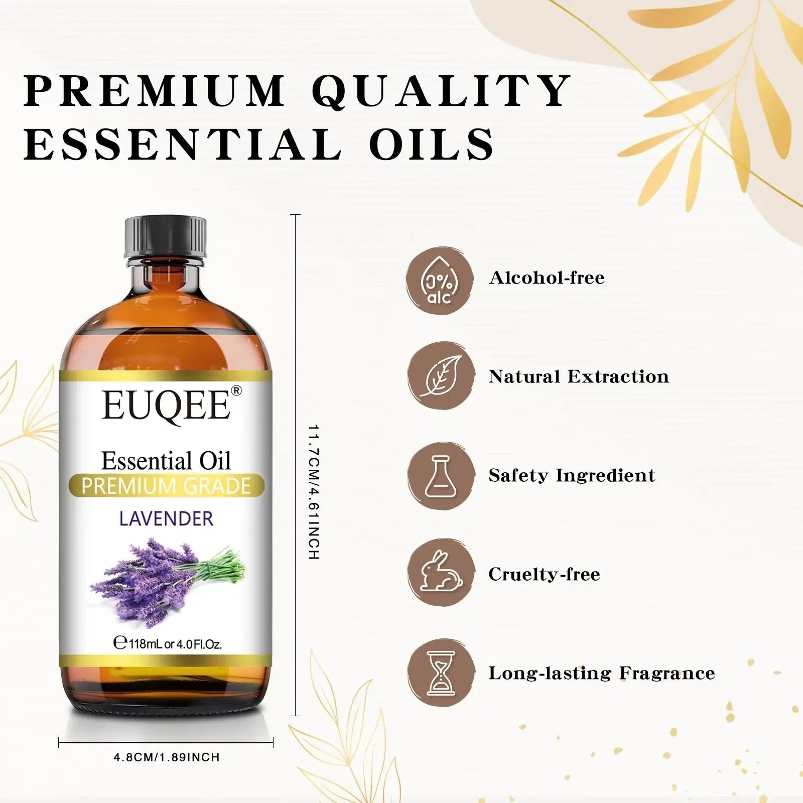 EUQEE 4 Fl Oz Essential Oils for Aromatherapy Humidifiers - CRYSTALOIL