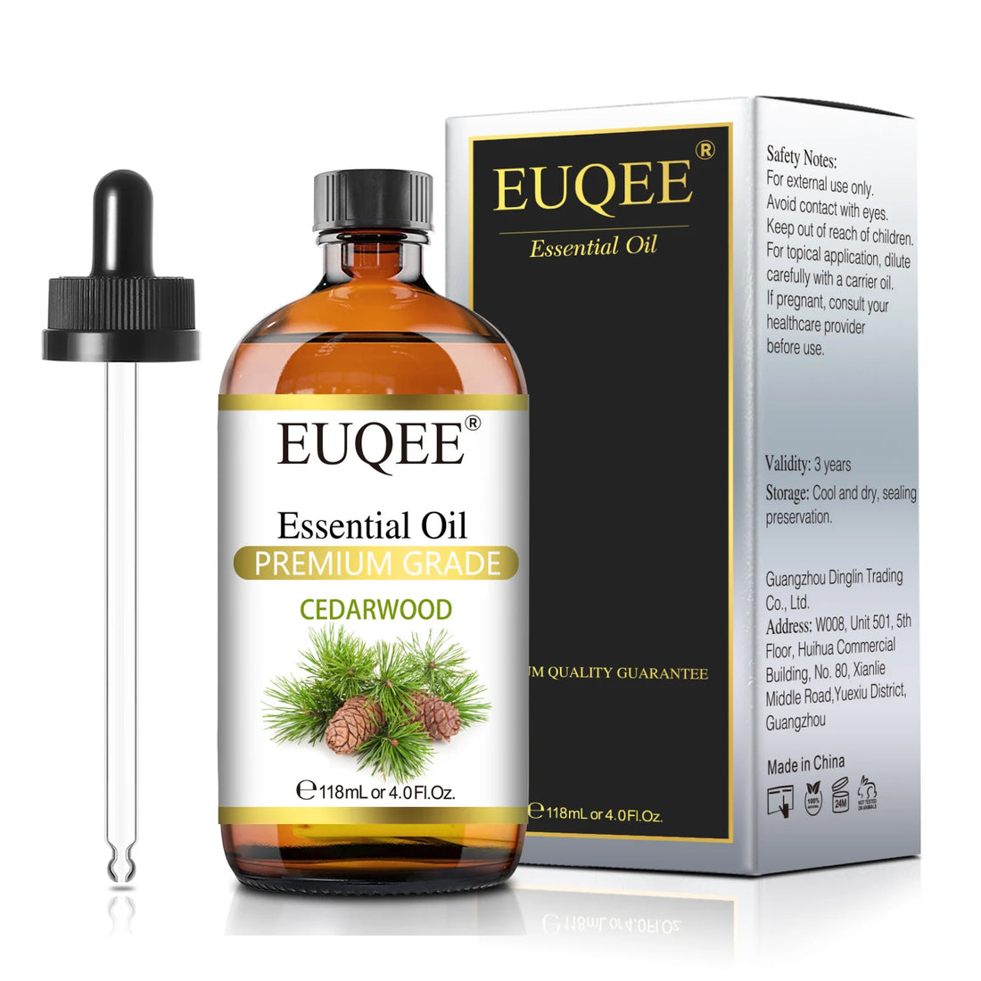 EUQEE 4 Fl Oz Essential Oils for Aromatherapy Humidifiers