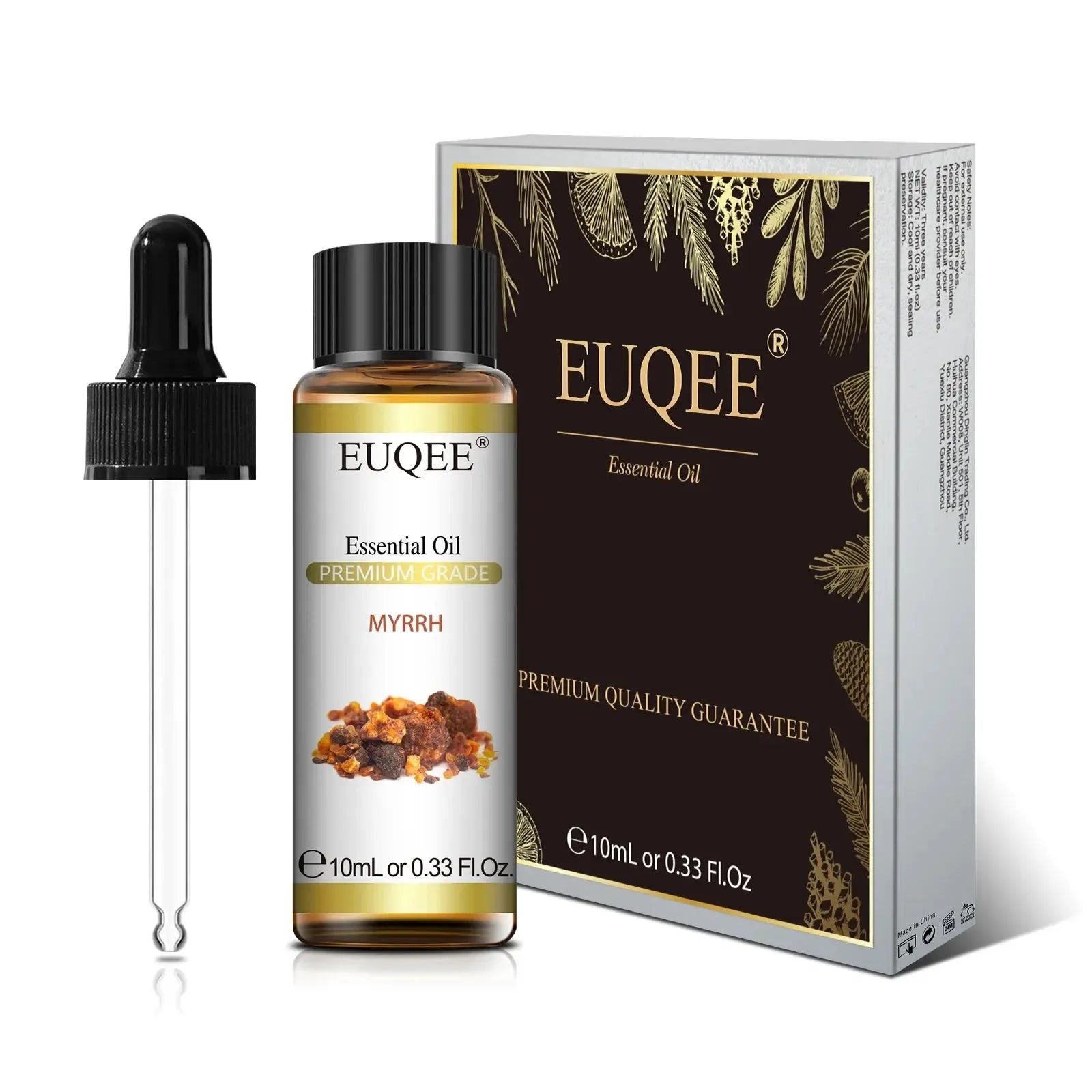 EUQEE 10ml Natural Plant Essential Oil - CRYSTALOIL