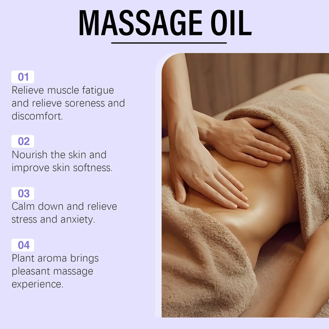 Lavender Essential Oil Relief Stress Improve Sleep