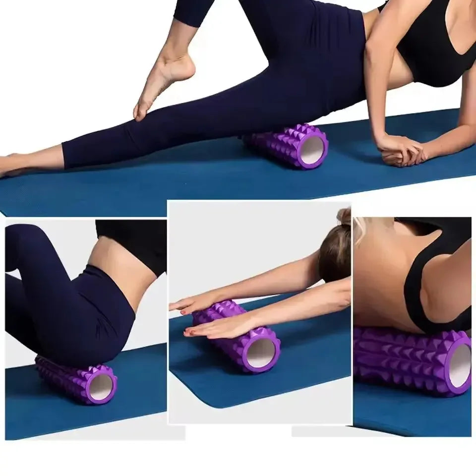 Foam Rollers for Muscle Massage 30CM - HIGH-Density Back Foam Roller for Back Pain Relief & Muscle Recovery in Legs & Arms - CRYSTALOIL