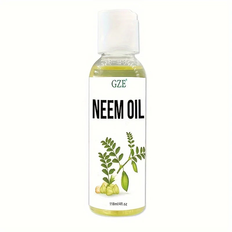 GZE Neem Oil for Skin, Hair Growth Undiluted Cold-Pressed
