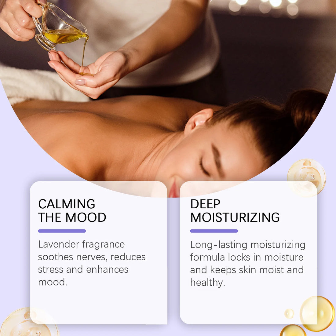 Lavender Essential Oil Relief Stress Improve Sleep