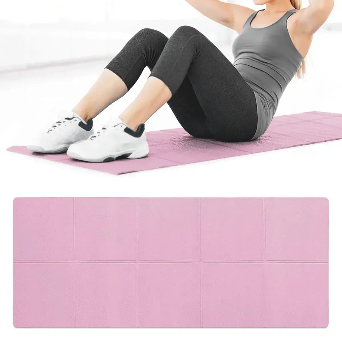 4MM Thick EVA Yoga Mats Anti-slip Sport Fitness Mat Blanket For Exercise Yoga And Pilates Gymnastics Mat Fitness Equipment - CRYSTALOIL