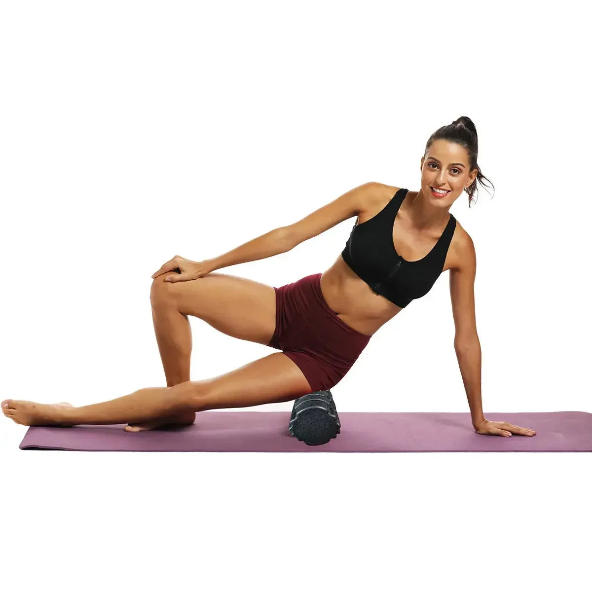 30/33cm Fitness Foam Roller Yoga Massage Roller EPP Pilates Foam Body Muscle Massage Roller Therapy Exercises Gym Home Exercise - CRYSTALOIL